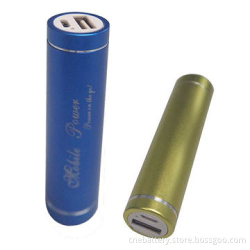 2600mAh Rechargeable Power Bank Battery with Multi-Function, Colors